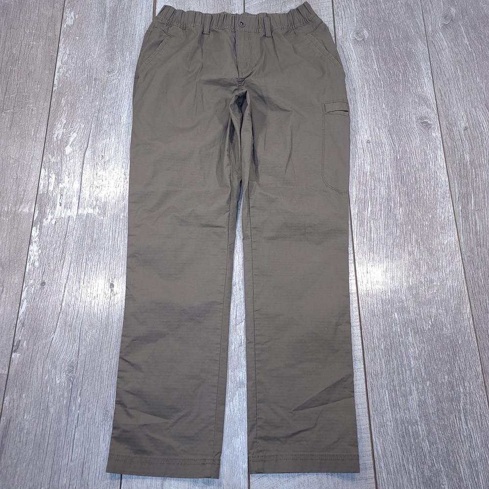 Prana Hiking Pants Womens 8 Brown Double Peak Ripstop Outdoor Cargo Trousers
